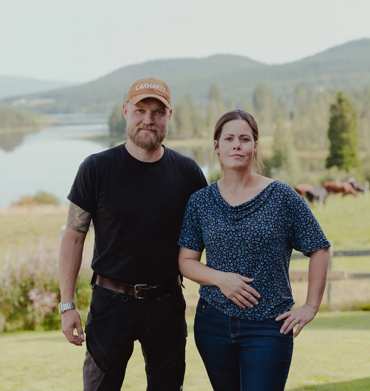 Julie og Jonas på Valmsnes